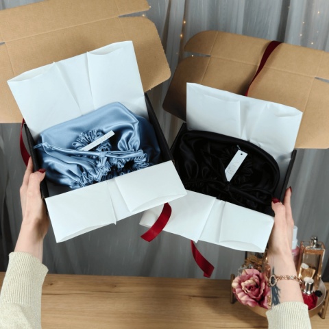 Czepek do włosów 100% jedwab dwustronny (KOLORY DO WYBORU)