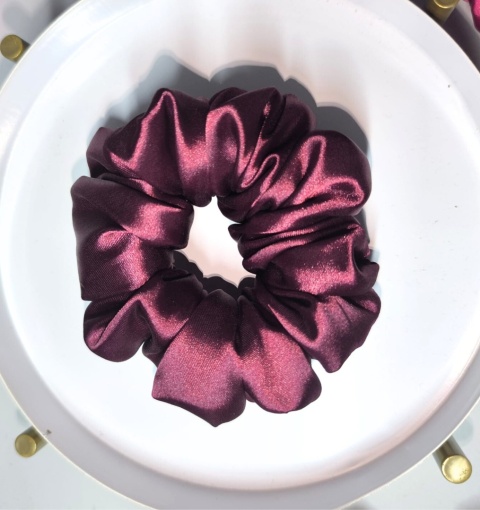 Bordowa scrunchies Alice Bordowa scrunchies Alice