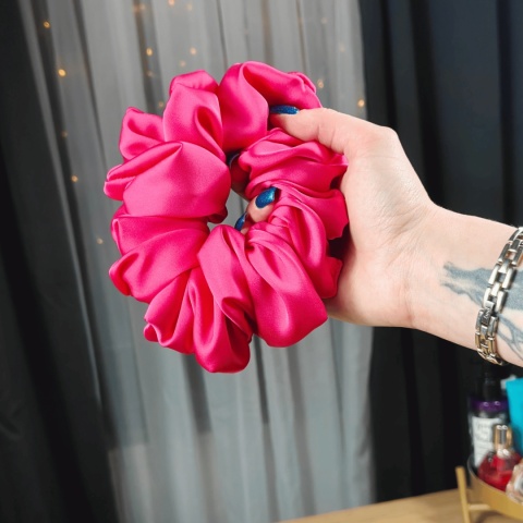 MAXI scrunchies Róż