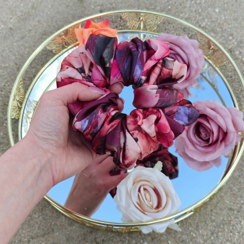 MAXI scrunchies Fiolety