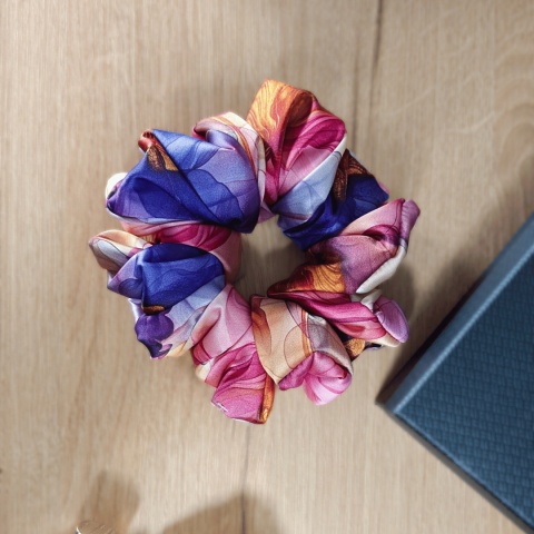 Maxi Scrunchies Fiołki i Fikołki