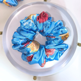 Maxi scrunchies Kwiaty i Błękity
