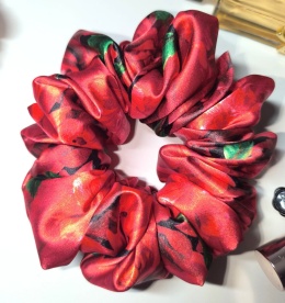 Maxi scrunchies Red Hot Rose