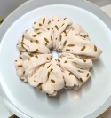 Owies scrunchies z muślinu