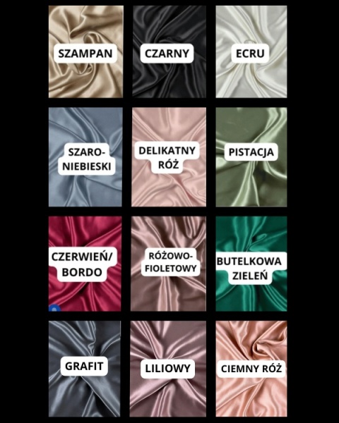 Poszewka jedwabna (kolory do wyboru)