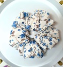 Scrunchies Blue Garden