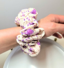 Scrunchies Pink Garden