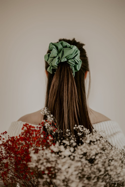 Scrunchies MAXI Oliwka Scrunchies MAXI Oliwka