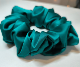 Scrunchies MAXI Zieleń 10% jedwab