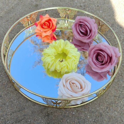 Scrunchies mini żółta