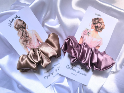 Scrunchies na wieczór panieński Lilka Scrunchies na wieczór panieński Lilka
