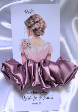Scrunchies na wieczór panieński Lilka