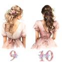 Scrunchies na wieczór panieński Love