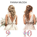 Scrunchies na wieczór panieński Love