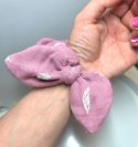 Scrunchies z uszkami Flora