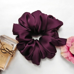 Śliwkowa scrunchies MAXI