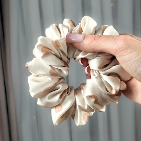 Medium scrunchies Groszki