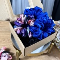 Zestaw scrunchies Ciemny Szafir