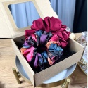 Zestaw scrunchies Red Wine